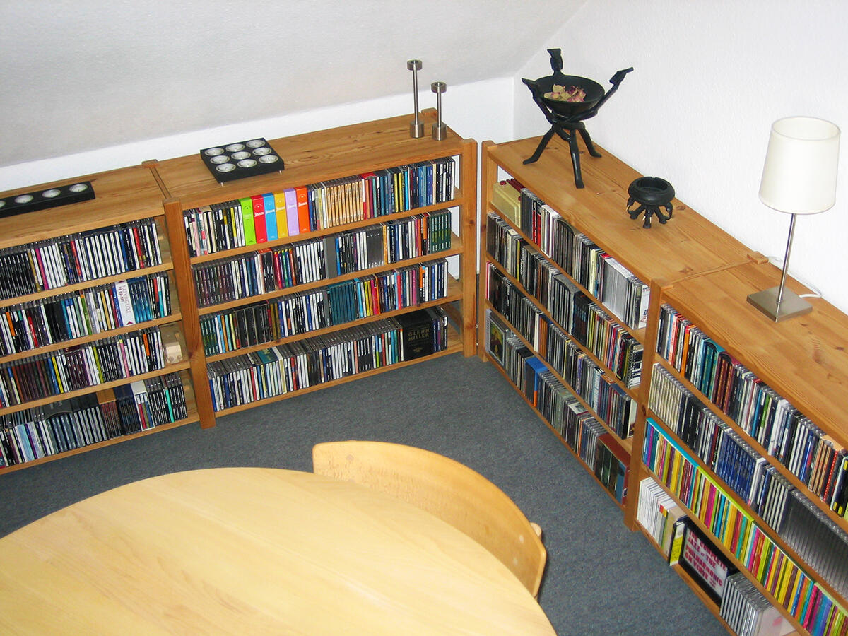 Old setup. A small part of my collection before it was downsized.