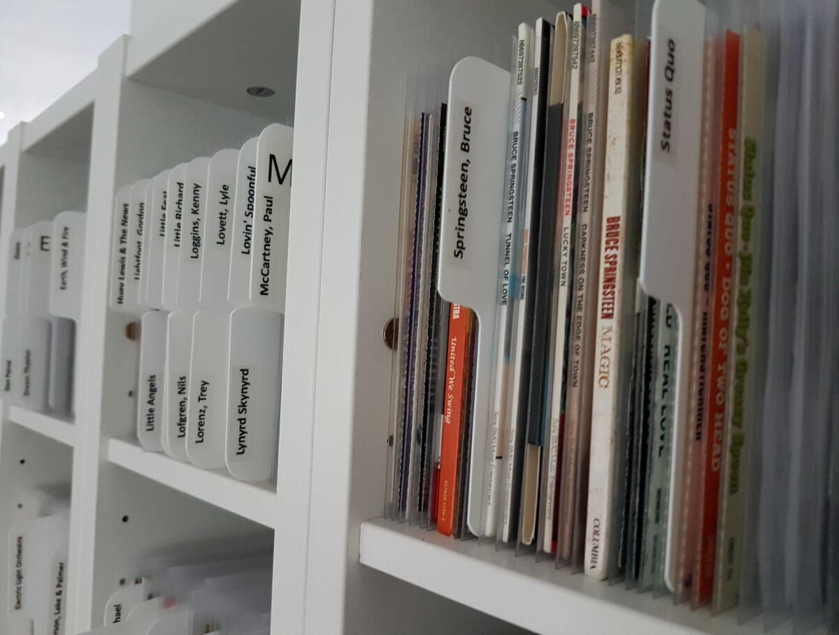 CD dividers. My collection before it was downsized.